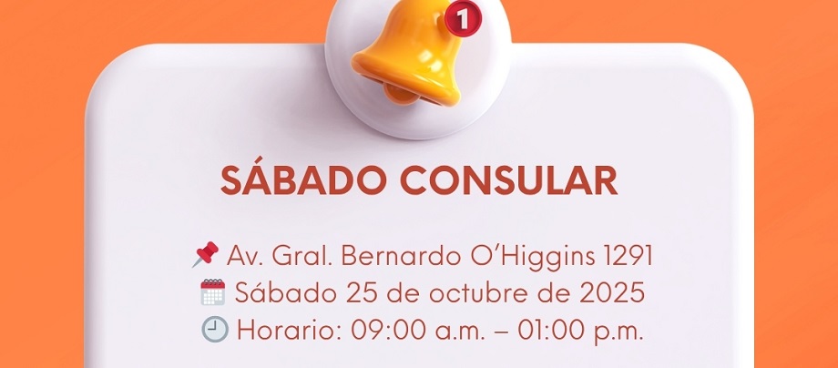 Sábado Consular en Antofagasta el próximo 25 de octubre